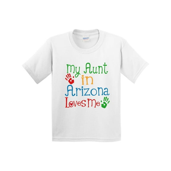 Inktastic Arizona Aunt Loves Me Nephew Youth T-Shirt