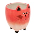 thumbnail image 2 of hometrends Pottery Red Cat Planter, 2 of 2