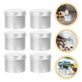 thumbnail image 2 of 6 latas de aluminio rellenables, frascos de hojas de té, velas, contenedores de aluminio para bricolaje, 2 of 7