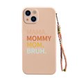 thumbnail image 2 of IPhone 11, 14, 13, 12 Pro Max, XR, XS, 7, 8, 6 Plus Mini Luxury Silicone Phone Case - Vibrant Colorful English Pattern Design, Anti-Fingerprint, Shockproof, Heart Pink, Lanyard Included, Premium Soft-, 2 of 5