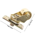 thumbnail image 6 of GETAJGHSD 1 Pc Round Brass Piano Caster Wheel Replacement for Moving Upright and Grand Pianos, 6 of 7