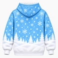thumbnail image 5 of RGGEEUN Dog Pouch Hoodies Pet Carrier Hoodies Christmas Snowman Graphic Long Sleeve Hooded Pullover with Pocket Mens Sweatshirt for Small Pets Everyday Use,L, 5 of 7