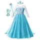 thumbnail image 1 of Disfraz de Frozen 2 de Disney para niñas, vestido de princesa con lentejuelas azules de Elsa, Reina de la nieve, ropa de fiesta de cumpleaños y Carnaval Fivean unisex, 1 of 2