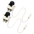 thumbnail image 3 of BESTYASH Pull Switch 2Set Lamp Cord White Copper For Desk Lamp Homeowners, 3 of 8