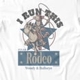 thumbnail image 3 of Disney Pixar Toy Story I Run This Rodeo Woody Bullseye Women's T Shirt (White, S-XXL), 3 of 4