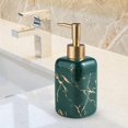 thumbnail image 4 of Marble Pattern Soap Dispenser Lotion Bottle 300ml for Bathroom Home Kitchen Countertop, 4 of 7
