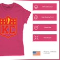 thumbnail image 6 of Kansas Shield T-Shirt Champions Game Day Fantasy Football K.C. Fan Women's Tee, 6 of 7