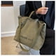 thumbnail image 4 of Bolsos de mano de lona para mujer, bolso de trabajo informal con asa superior, bolsos cruzados, 4 of 5