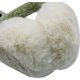 thumbnail image 3 of Orejeras de rana de animales lindos para niñas y mujeres, cubiertas cálidas para los oídos de invierno, diadema de piel plegable, calentador de orejas, talla única, verde y blanco, 3 of 5