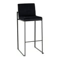 thumbnail image 2 of LumiSource Fuji High Back 30" Fixed-Height Barstool - Set of 3, 2 of 6
