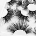 thumbnail image 3 of AMERTEER 7 Pairs False Eyelashes 8D Eyelashes Reusable Faux Fluffy Wispy Eyelashes 25mm Long Luxurious Handmade False Eyelashes Makeup Lashes for Daily Use Work Parties Salons, 3 of 6