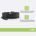 thumbnail image 5 of XMHEIRD 5ft UL AC Power Cord Cable Plug Compatible with HP Color Jet Pro MFP M283fdw printer US, 5 of 6