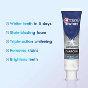 Crest 3D White Advanced Charcoal Whitening Toothpaste, 3.3 oz