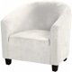thumbnail image 1 of Funda de sillón, fundas de terciopelo elástico para sillón de bañera Fundas suaves para sillón y sofá Protector de muebles (blanco, terciopelo) -, 1 of 4