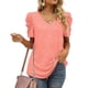 thumbnail image 4 of Camisa Casual Higoodz suave y Cómoda para mujer Tela Elástica de color Sólido, 4 of 6