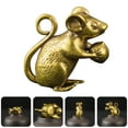thumbnail image 3 of 1Pc Brass Mouse Charm Jewelry Making Charm Copper Rat Pendant Keychain Pendant, 3 of 9