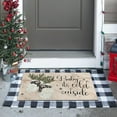 thumbnail image 2 of Winter Door Mat Outdoorfor for Front Door,Knitted Gloves Baby Its Cold Outside Welcome Doormat,Christmas Xmas Holiday Floor Rug for Porch Entrance Farmhouse Decor 30" x 17", 2 of 6