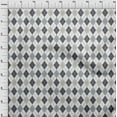 thumbnail image 3 of oneOone Cotton Jersey Gray Fabric Argyle Check Dress Material Fabric Print Fabric By The Yard 58 Inches Wide, 3 of 4