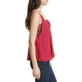 thumbnail image 3 of Free People Womens Lace Inset Cami Tank Top, Pink, Small, 3 of 3