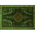 thumbnail image 1 of Ahgly Company Indoor Rectangle Persian Green Traditional Area Rugs, 2' x 4', 1 of 1