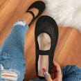 thumbnail image 5 of Women’s Summer Moccasin Loafers Wide Width Soft Sole Solid Mesh Slip On Round Toe Flats Black 5.5, 5 of 9