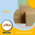 thumbnail image 4 of Express Box Thick Packing Lightweight Rectangle Storage Corrugated Corrugated Board Shipping Cardboard Moving Boxes for Accessories Wedding Party, 4 of 6