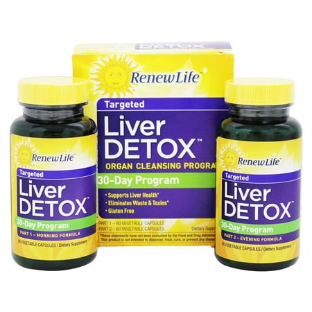 Renew Life - Liver Detox Kit 30-Day Program - 120 Capsules