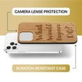 thumbnail image 6 of Case Yard Wooden Case Outside Soft TPU Silicone Slim Fit Shockproof Wood Phone Cover for Girls Boys Men and Women Supports Wireless Charging What would Beyonce Do? Design case for iPhone-12-Pro-Max, 6 of 7