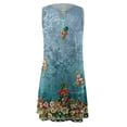 thumbnail image 5 of Aloohaidyvio Dresses for Women,Women Fashion Printed Casual Round-Neck Sleeveless Long Dress, 5 of 6