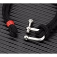thumbnail image 4 of Pulsera de cuerda para hombre, pulsera náutica con grillete de acero para hombre y mujer. Brazalete paracord - Verde/Plata MADIOLA Cordon, 4 of 6
