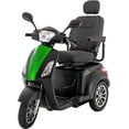 thumbnail image 1 of Pride Mobility Baja Raptor 2 Recreational Scooter W/ Available Extended Warr Matte Black with Green Insert, 1 of 9