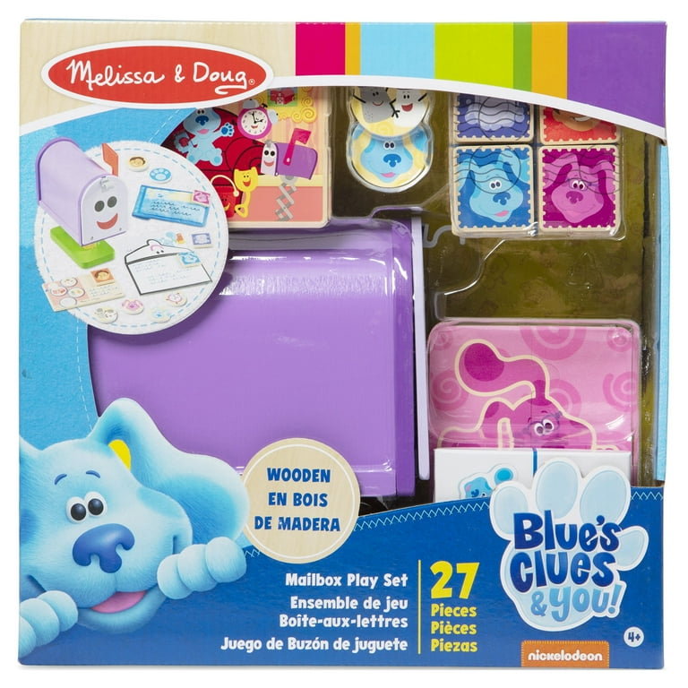 Melissa Doug Blue s Clues You Wooden Mailbox Play Set 27