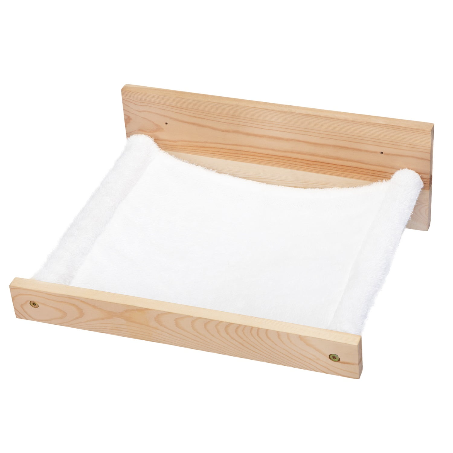Pefilos 16" Cat Hammock for Wall Mounted, Cat Shelves and Perches for Wall, Cat Wall Bed Furniture, Cat Shelf for Sleeping Cat Window Perch, Kitty Furniture Climbing, White Pefilos 16" Cat Hammock for Wall Mounted, Cat Shelves and Perches for Wall, Cat Wall Bed Furniture, Cat Shelf for Sleeping Cat Window Perch, Kitty Furniture Climbing, White