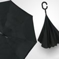 thumbnail image 2 of Umbrella Double Reverse Umbrella Fiber Waterproof Light Weight Inverted Umbrella with C Shaped Handle, 2 of 5