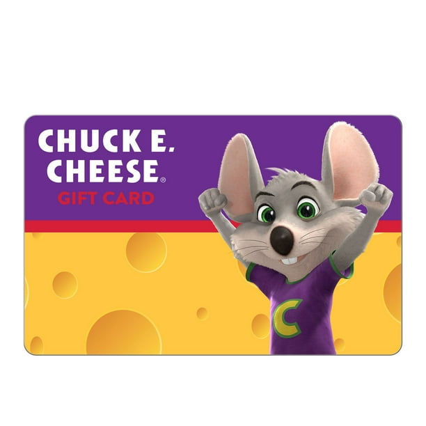 Chuck E Cheese 25 T Card