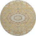 thumbnail image 2 of Addison Rugs Mayfield Premium Machine Washable Traditional Global Gold Round Rug, 8' x 8', 2 of 8