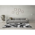 thumbnail image 3 of Ahgly Company Indoor Square Abstract Gray Modern Area Rugs, 5' Square, 3 of 4