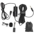 thumbnail image 2 of Mini Microphone, Réduction de Bruit Universelle Réglable et Stable avec Pince à Attache, Confortable avec Interface 3.5mm pour Interviews de Programme, 2 of 8
