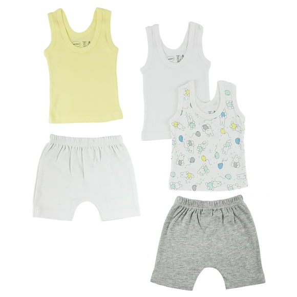 Las niñas de camisetas sin mangas y Pantalones - Medio Bambini CS_0385M