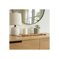 thumbnail image 3 of Wooden Beads Garland with Tassel Accent for Home Decor and Bathroom - Draped Styling Detail for Office, Room and Living Room - Shelf and Coffee Table Decor for Styled Surfaces - 2", Brown, 3 of 15