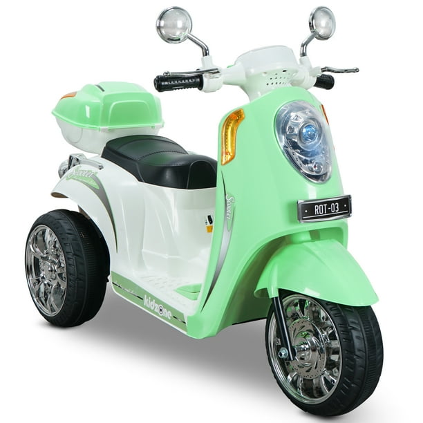 Kidzone Ride On Motorcycle 6V Toy Battery Powered Electric 3 Wheel