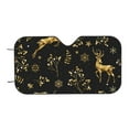 thumbnail image 7 of Fotbe Christmas Gold Deers1 Car Windshield Sunshade | Sun Visor Protector Front Window Shade, Keeps Out UV Rays, Keeps Your Vehicle Cool-, 7 of 7