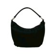 thumbnail image 3 of Pre-Owned PRADA Triangle Logo Plate Nylon Saffiano Leather Handbag Mini Tote Bag Black 32109, 3 of 10