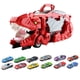 thumbnail image 1 of Camión de juguete creativo para niños, coche de dinosaurio, juguete educativo transformable para 2, 3, 4 y 5 años. Rojo, 1 of 7