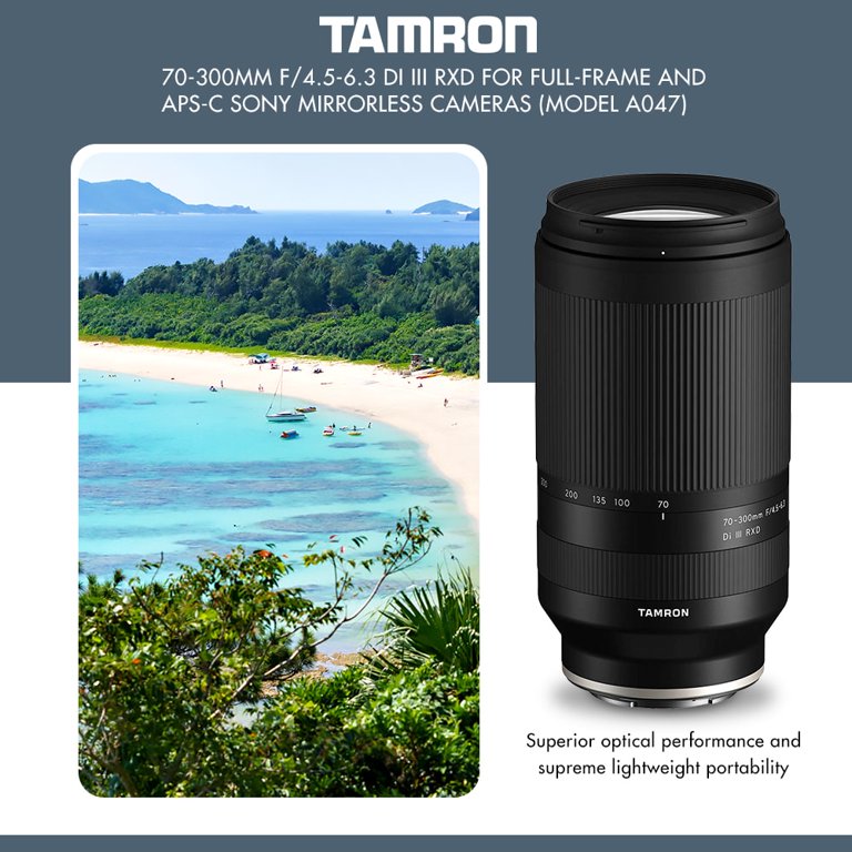 Tamron 70-300mm F/4.5-6.3 Di III RXD (Model A047) for Full-Frame