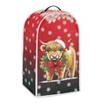thumbnail image 2 of HELLHERO 1pc Dust Cover, Elastic Kitchen Accessories for Kitchen Highland Cow, 2 of 6