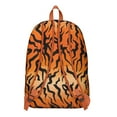 thumbnail image 2 of Tiger Lover Backpack – Wild Roaring Face Design with Artistic Painting and Tribal Pattern for School or Travel, 2 of 4