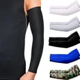 thumbnail image 3 of 2 Pcs Manchons Rafraîchissants Unisexes Protection Solaire UV pour Sports Course Cyclisme Pêche, 3 of 7