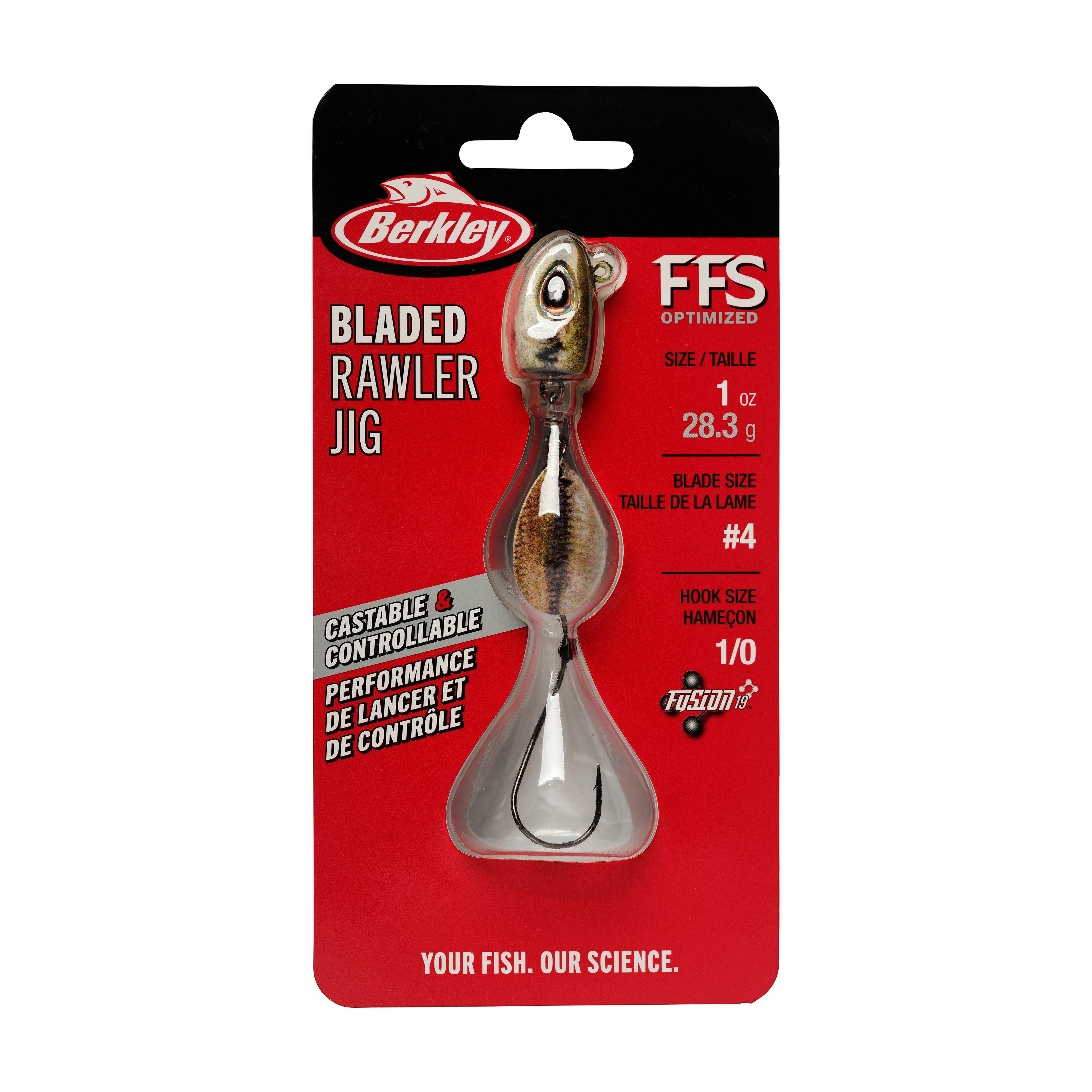 Berkley Bladed Rawler Jig, 1/0, Flashy Fish Head