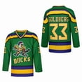 thumbnail image 5 of Camiseta de hockey sobre hielo Mighty Ducks 21 Portman 96 Conway 66 Bombay Ropa deportiva para exteriores Jerseys Costura Bordado Verde Negro Blanco, 5 of 5